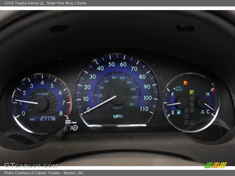 Silver Pine Mica / Stone 2009 Toyota Sienna LE