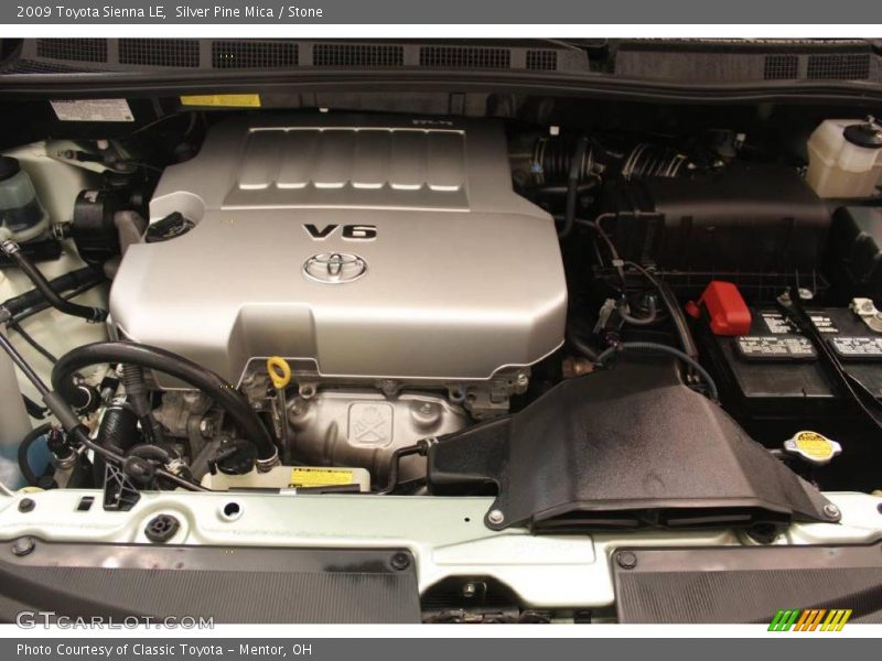 Silver Pine Mica / Stone 2009 Toyota Sienna LE