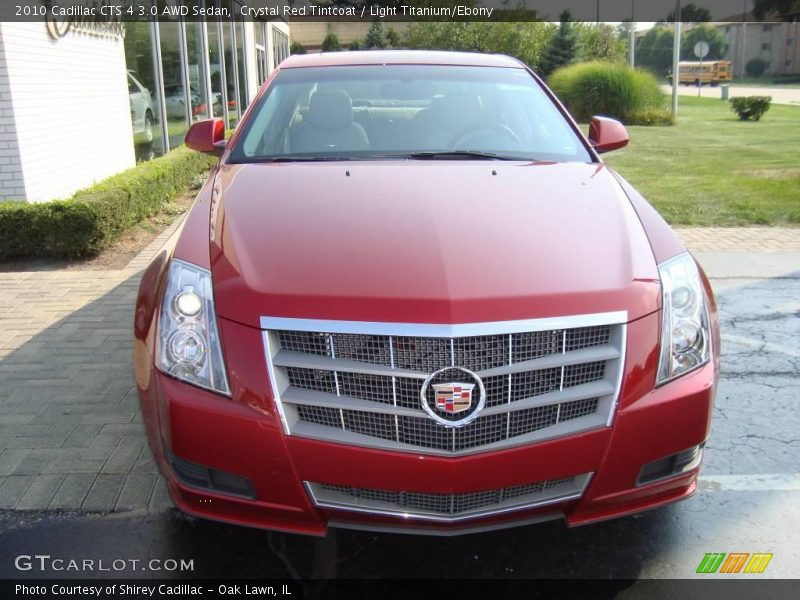 Crystal Red Tintcoat / Light Titanium/Ebony 2010 Cadillac CTS 4 3.0 AWD Sedan