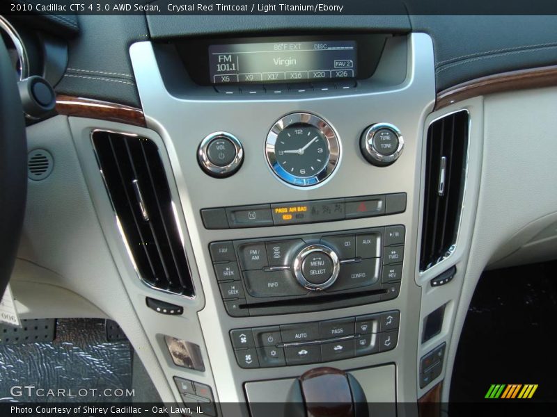 Crystal Red Tintcoat / Light Titanium/Ebony 2010 Cadillac CTS 4 3.0 AWD Sedan