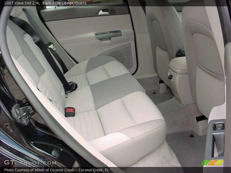 Black / Dark Beige/Quartz 2007 Volvo S40 2.4i