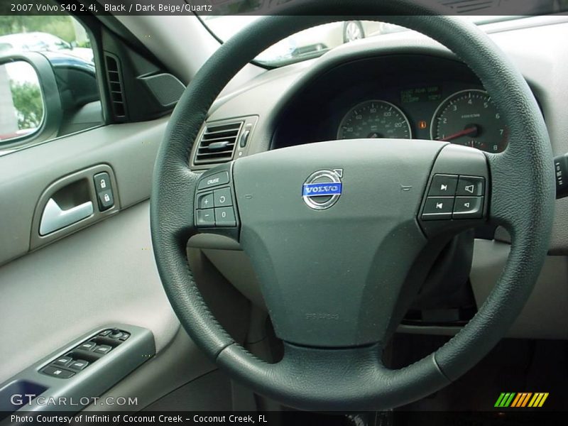 Black / Dark Beige/Quartz 2007 Volvo S40 2.4i