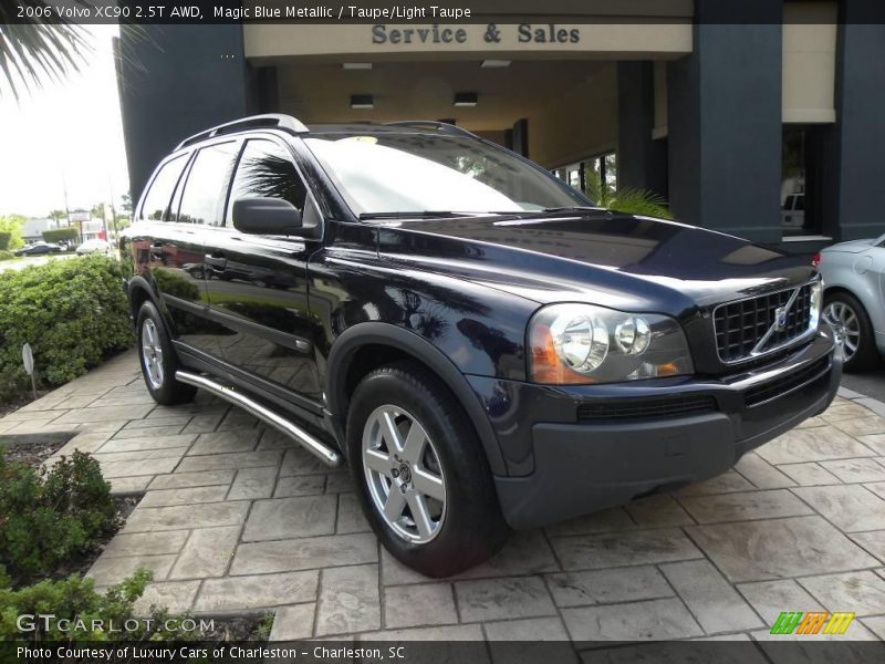 Magic Blue Metallic / Taupe/Light Taupe 2006 Volvo XC90 2.5T AWD