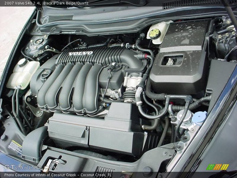 Black / Dark Beige/Quartz 2007 Volvo S40 2.4i