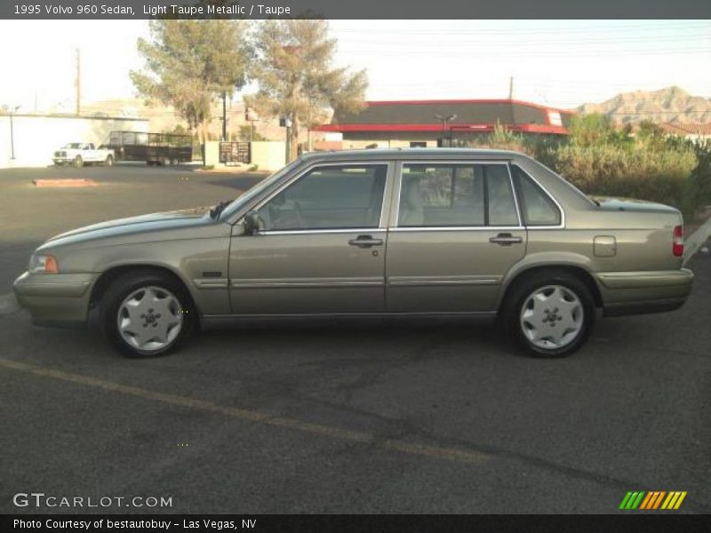 Light Taupe Metallic / Taupe 1995 Volvo 960 Sedan