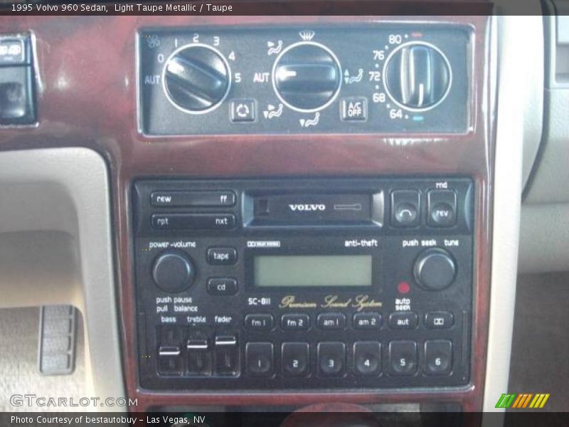 Light Taupe Metallic / Taupe 1995 Volvo 960 Sedan