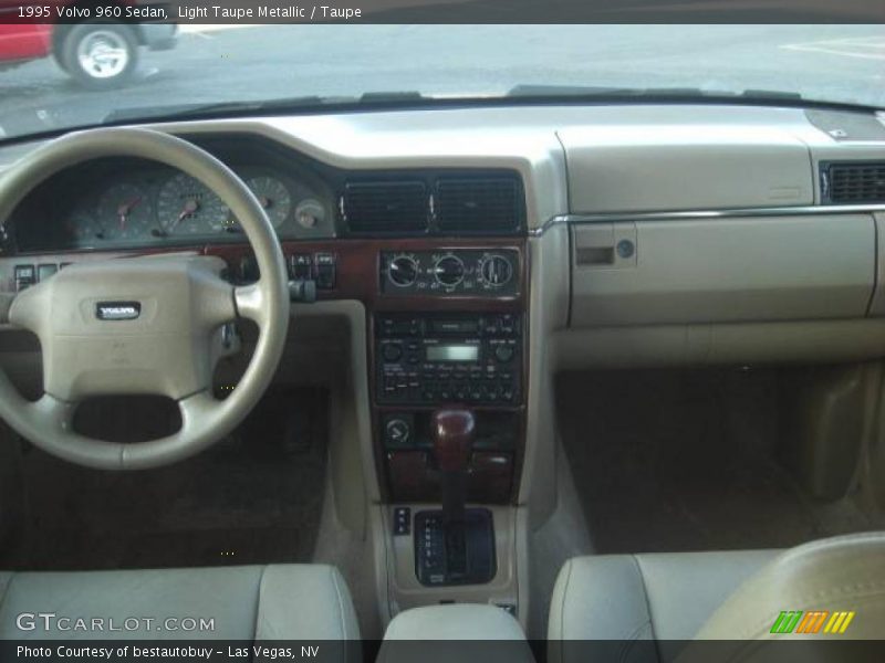 Light Taupe Metallic / Taupe 1995 Volvo 960 Sedan