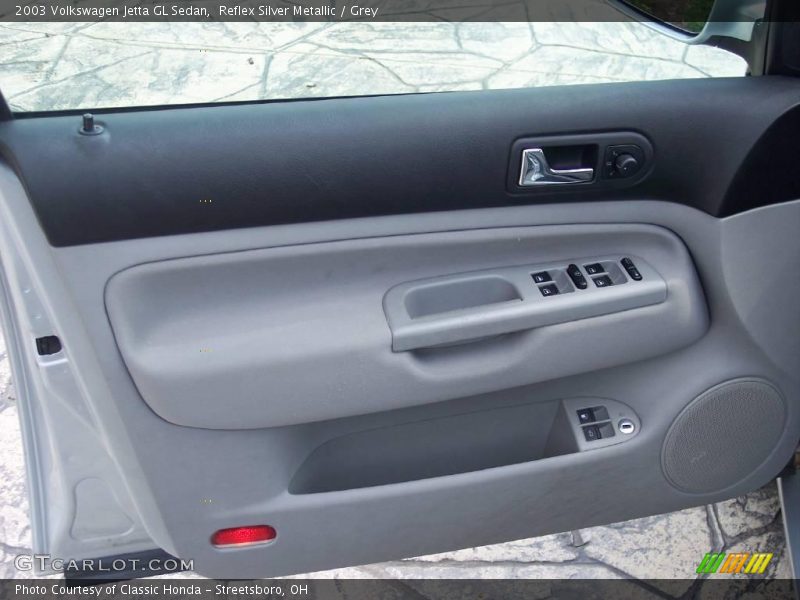 Reflex Silver Metallic / Grey 2003 Volkswagen Jetta GL Sedan