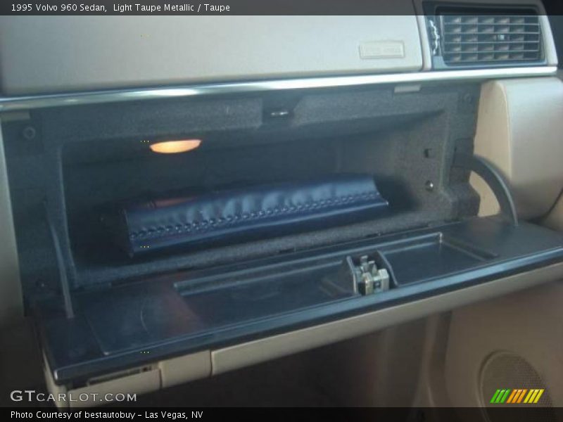 Light Taupe Metallic / Taupe 1995 Volvo 960 Sedan