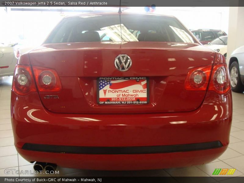Salsa Red / Anthracite 2007 Volkswagen Jetta 2.5 Sedan