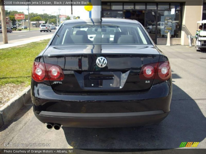 Black / Anthracite Black 2008 Volkswagen Jetta S Sedan