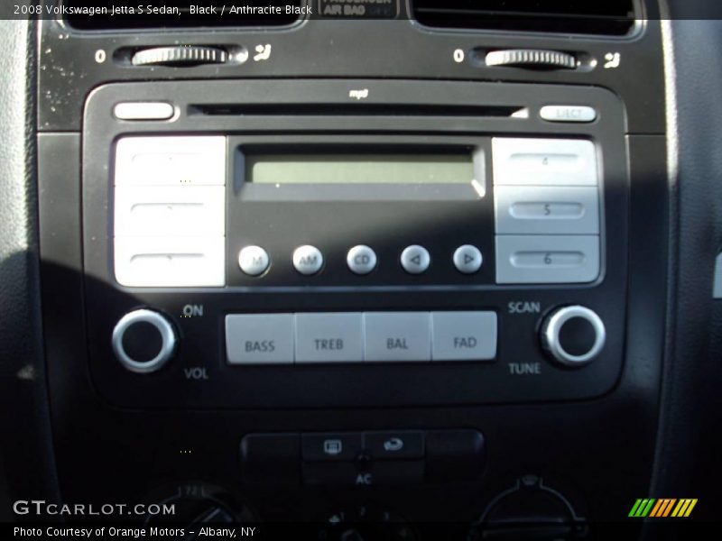 Black / Anthracite Black 2008 Volkswagen Jetta S Sedan