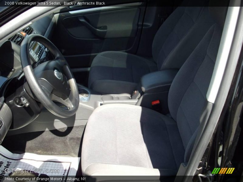Black / Anthracite Black 2008 Volkswagen Jetta S Sedan