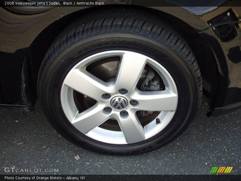 Black / Anthracite Black 2008 Volkswagen Jetta S Sedan