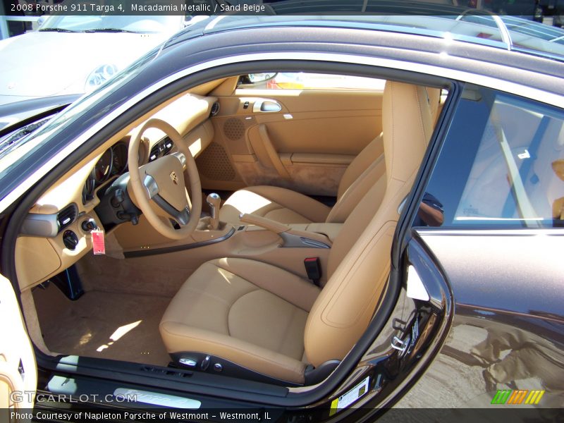 Macadamia Metallic / Sand Beige 2008 Porsche 911 Targa 4