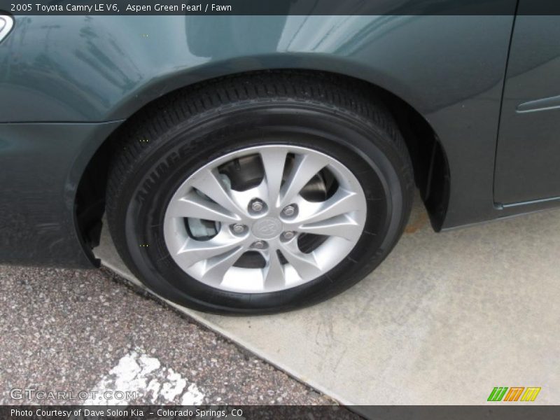 Aspen Green Pearl / Fawn 2005 Toyota Camry LE V6