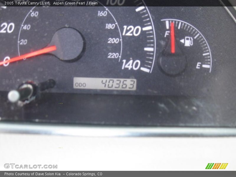 Aspen Green Pearl / Fawn 2005 Toyota Camry LE V6