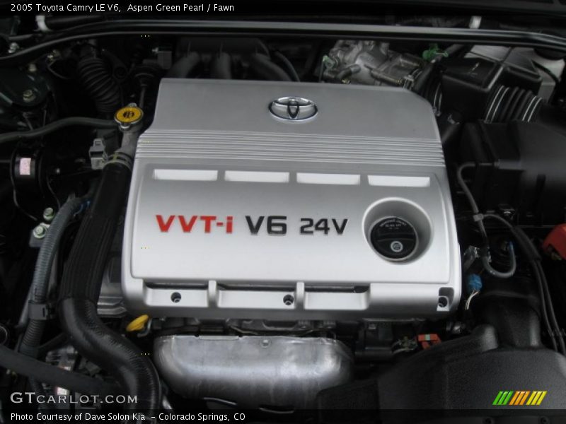 Aspen Green Pearl / Fawn 2005 Toyota Camry LE V6