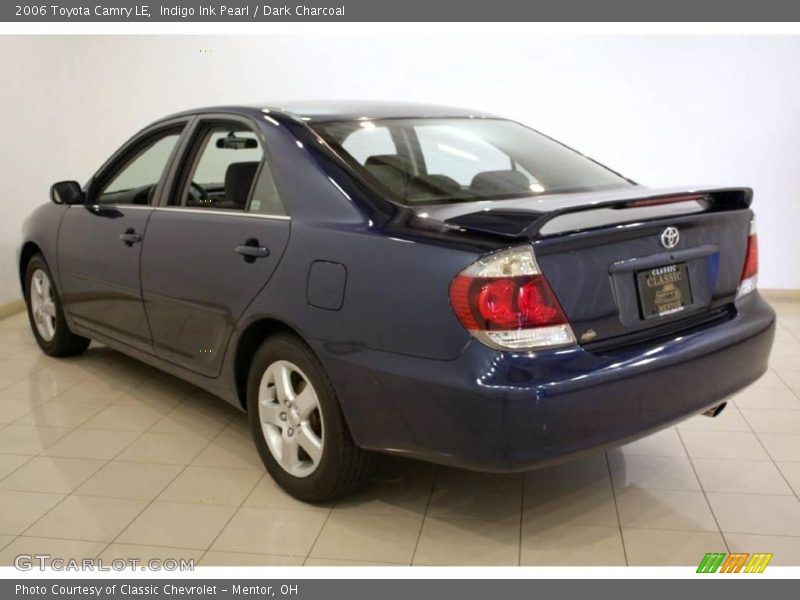 Indigo Ink Pearl / Dark Charcoal 2006 Toyota Camry LE