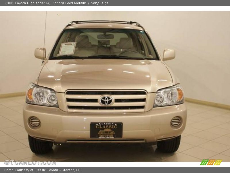 Sonora Gold Metallic / Ivory Beige 2006 Toyota Highlander I4