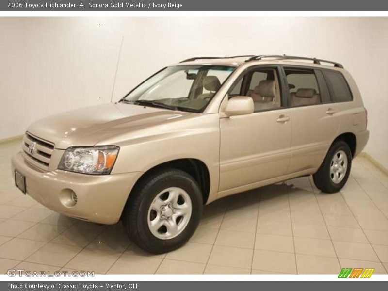 Sonora Gold Metallic / Ivory Beige 2006 Toyota Highlander I4