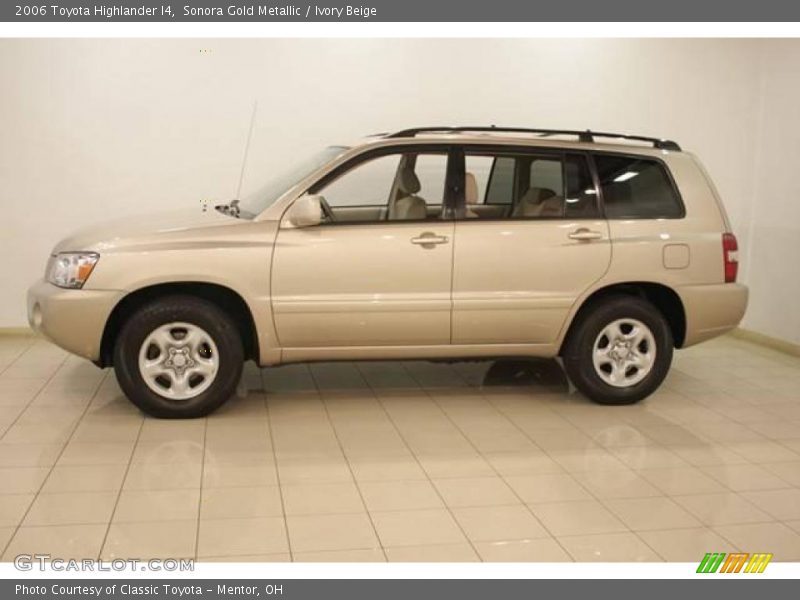 Sonora Gold Metallic / Ivory Beige 2006 Toyota Highlander I4