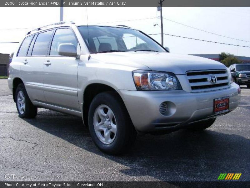 Millenium Silver Metallic / Ash Gray 2006 Toyota Highlander 4WD