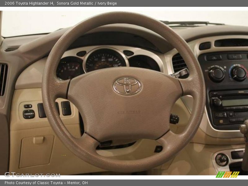 Sonora Gold Metallic / Ivory Beige 2006 Toyota Highlander I4