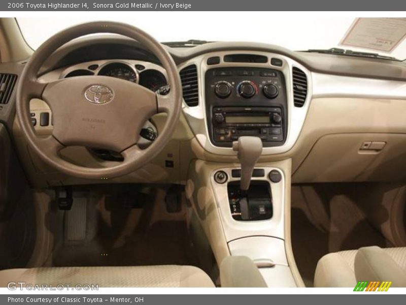 Sonora Gold Metallic / Ivory Beige 2006 Toyota Highlander I4