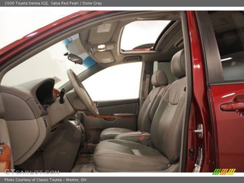 Salsa Red Pearl / Stone Gray 2006 Toyota Sienna XLE