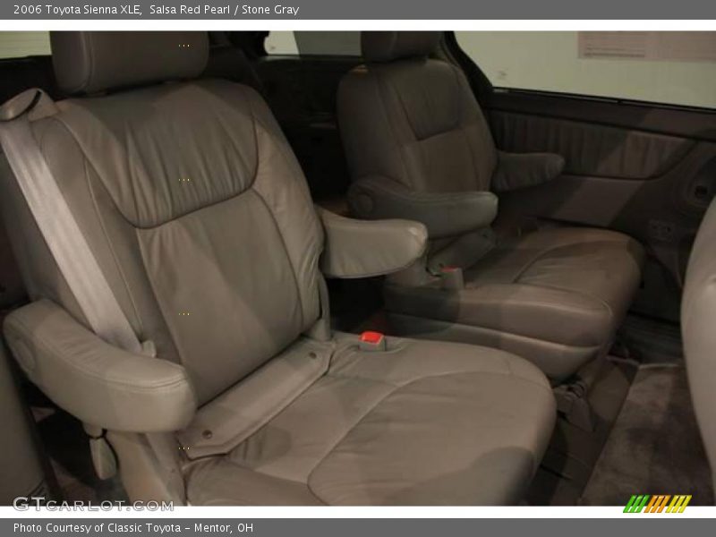 Salsa Red Pearl / Stone Gray 2006 Toyota Sienna XLE