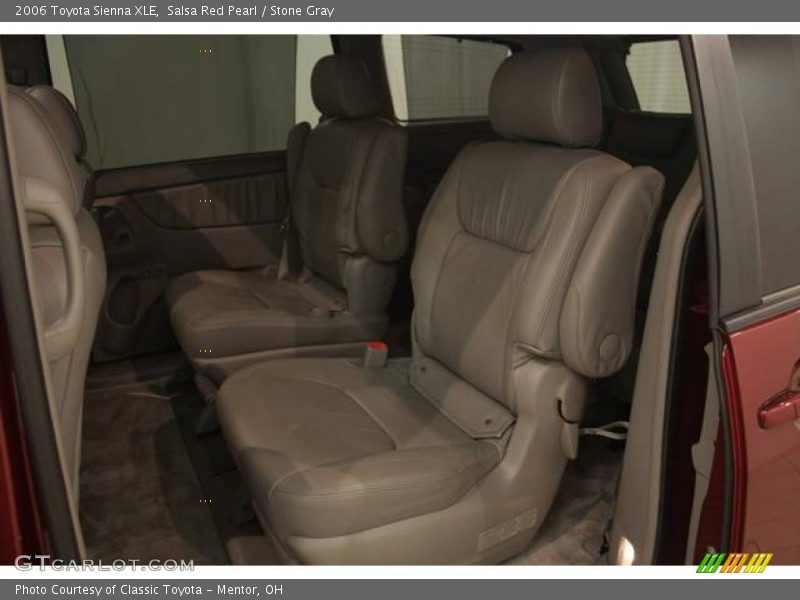 Salsa Red Pearl / Stone Gray 2006 Toyota Sienna XLE
