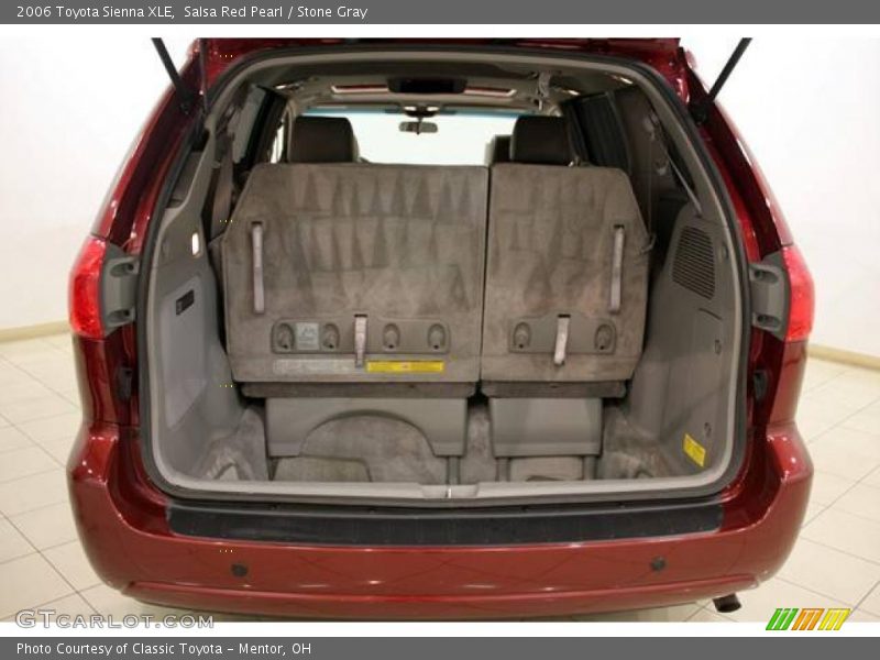 Salsa Red Pearl / Stone Gray 2006 Toyota Sienna XLE