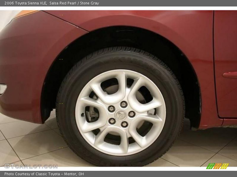 Salsa Red Pearl / Stone Gray 2006 Toyota Sienna XLE