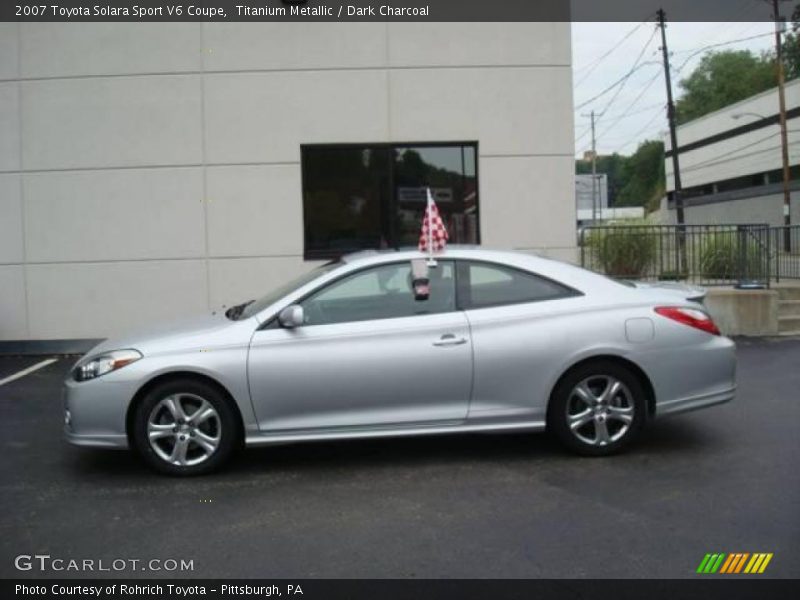 Titanium Metallic / Dark Charcoal 2007 Toyota Solara Sport V6 Coupe