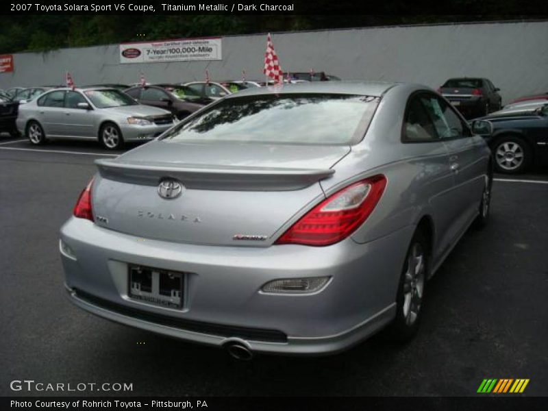 Titanium Metallic / Dark Charcoal 2007 Toyota Solara Sport V6 Coupe
