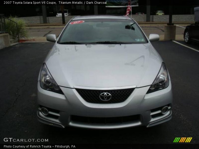 Titanium Metallic / Dark Charcoal 2007 Toyota Solara Sport V6 Coupe