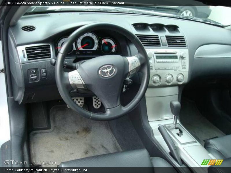 Titanium Metallic / Dark Charcoal 2007 Toyota Solara Sport V6 Coupe