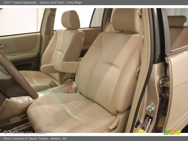 Sonora Gold Pearl / Ivory Beige 2007 Toyota Highlander