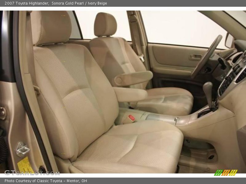 Sonora Gold Pearl / Ivory Beige 2007 Toyota Highlander