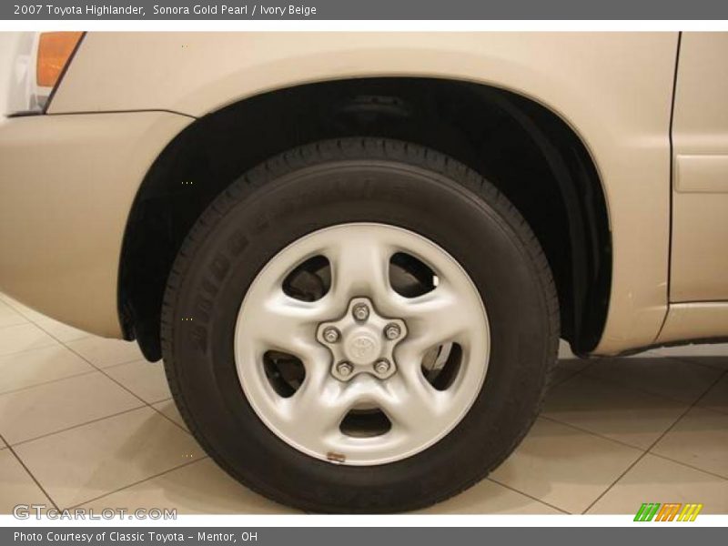 Sonora Gold Pearl / Ivory Beige 2007 Toyota Highlander