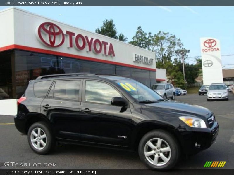 Black / Ash 2008 Toyota RAV4 Limited 4WD