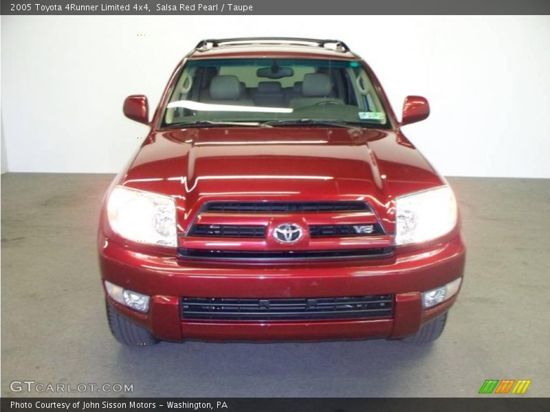 Salsa Red Pearl / Taupe 2005 Toyota 4Runner Limited 4x4