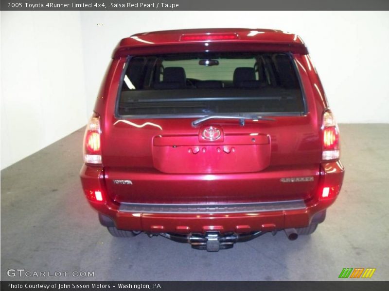Salsa Red Pearl / Taupe 2005 Toyota 4Runner Limited 4x4