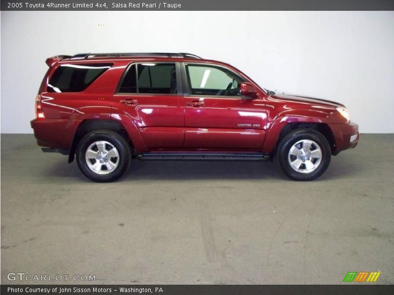 Salsa Red Pearl / Taupe 2005 Toyota 4Runner Limited 4x4