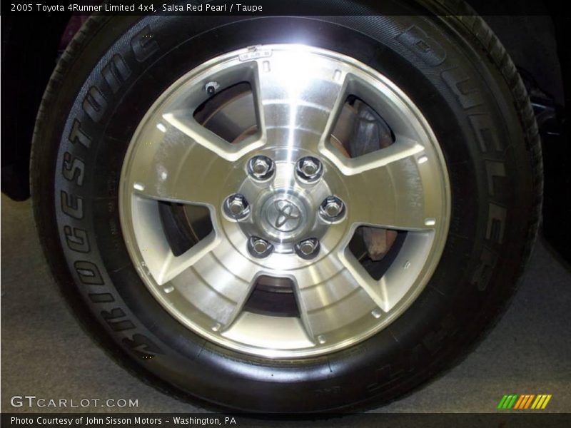 Salsa Red Pearl / Taupe 2005 Toyota 4Runner Limited 4x4