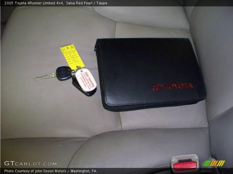 Salsa Red Pearl / Taupe 2005 Toyota 4Runner Limited 4x4