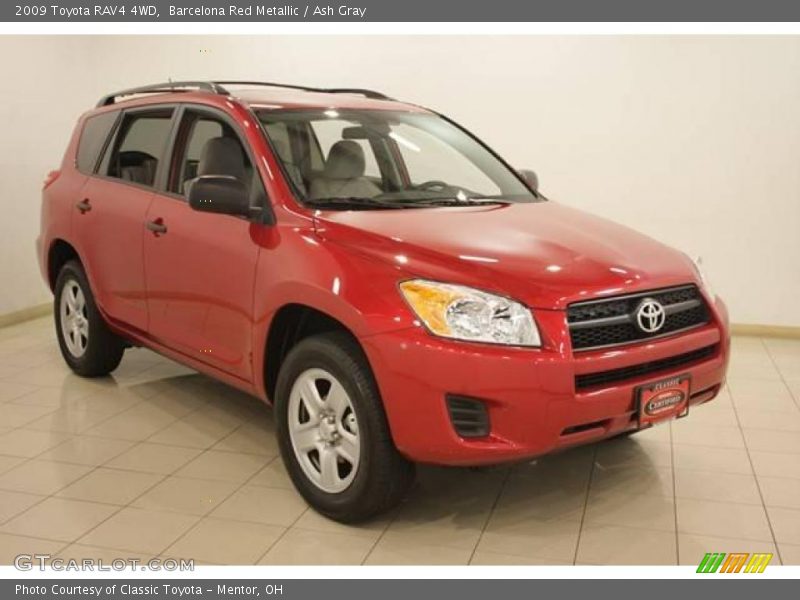 Barcelona Red Metallic / Ash Gray 2009 Toyota RAV4 4WD