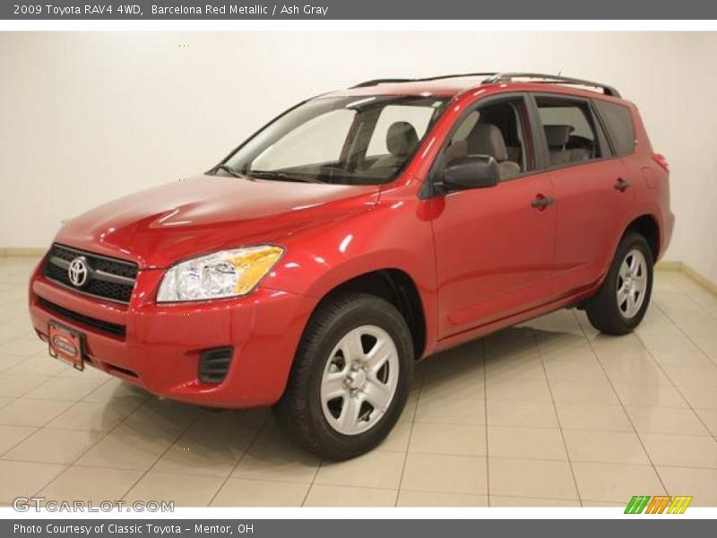 Barcelona Red Metallic / Ash Gray 2009 Toyota RAV4 4WD