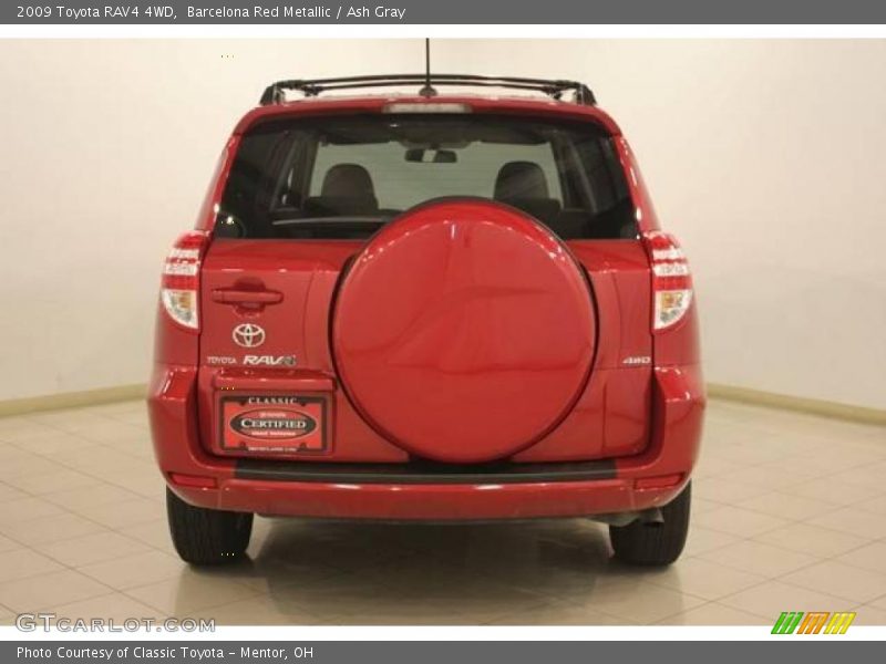 Barcelona Red Metallic / Ash Gray 2009 Toyota RAV4 4WD